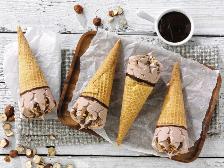 Cono alla nocciola