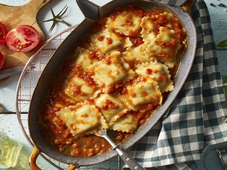 Ravioli pomodoro e basilico