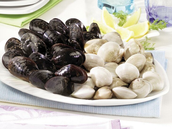 Misto cozze e vongole