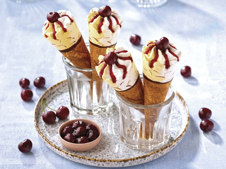 Cono extra all'amarena