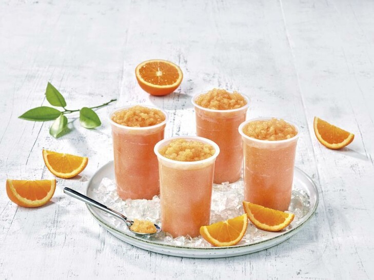 Granita all'arancia