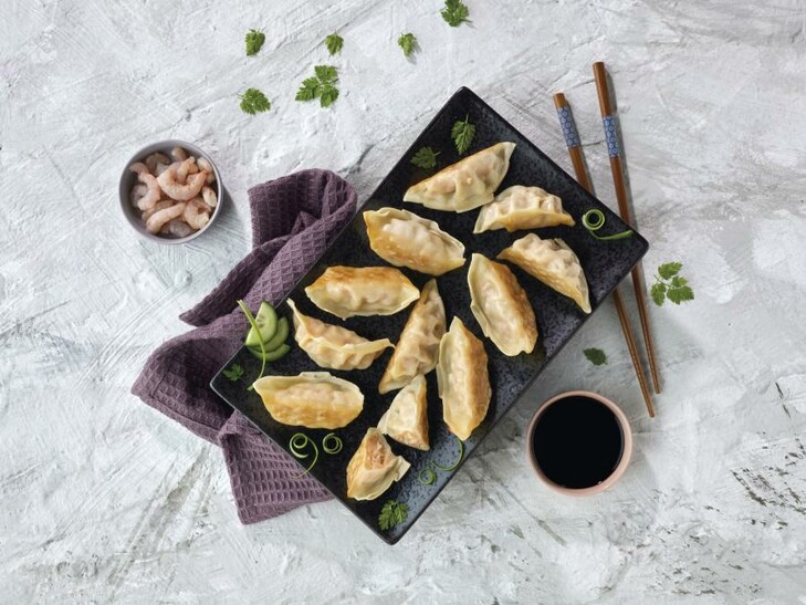 Gyoza ai gamberi