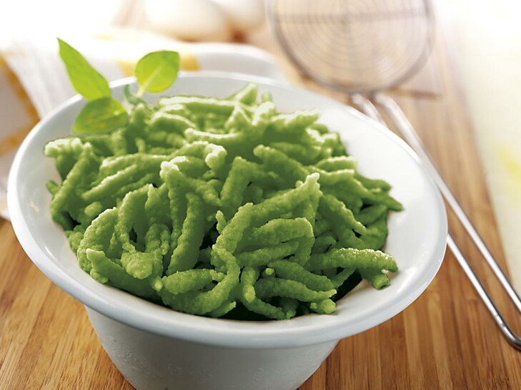 Gnocchetti con spinaci alla tirolese