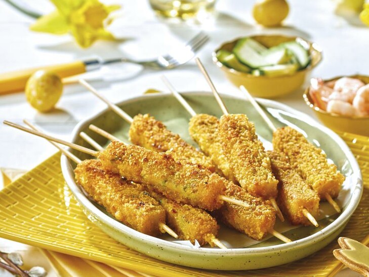 Arrosticini gamberi zucchine