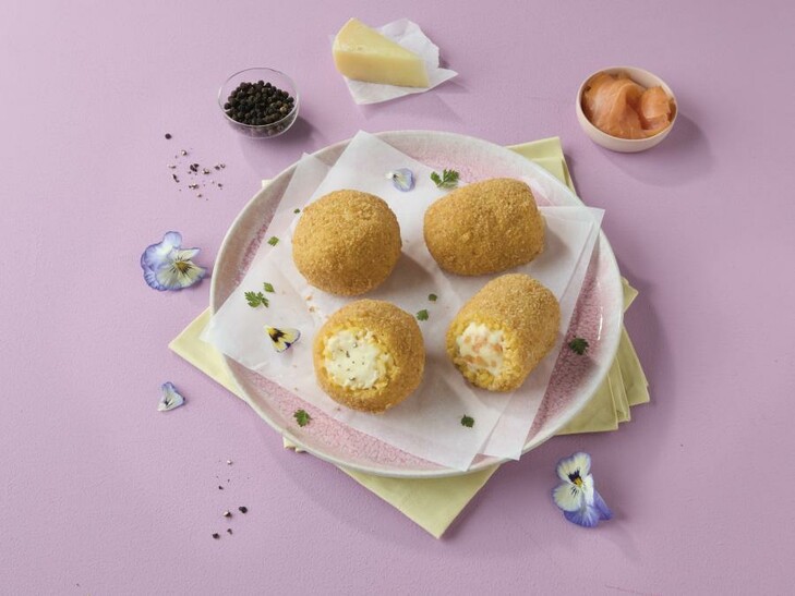 Arancini Mix salmone affumicato - cacio & pepe