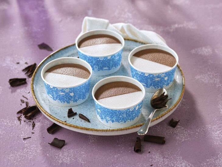 Coppette panna cioccolato