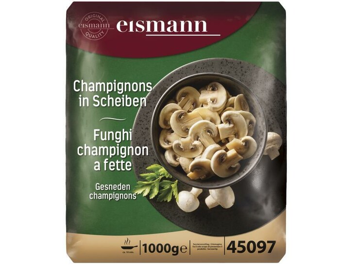 Funghi champignon a fette