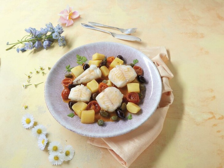 Coda di rana pescatrice alla Siciliana