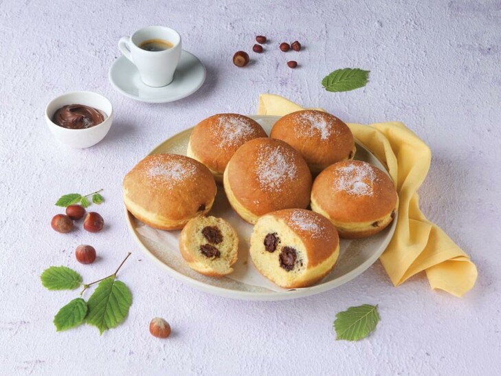 Krapfen alla nocciola