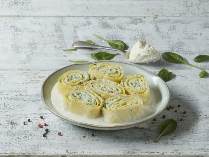 Rotelle ricotta e spinaci