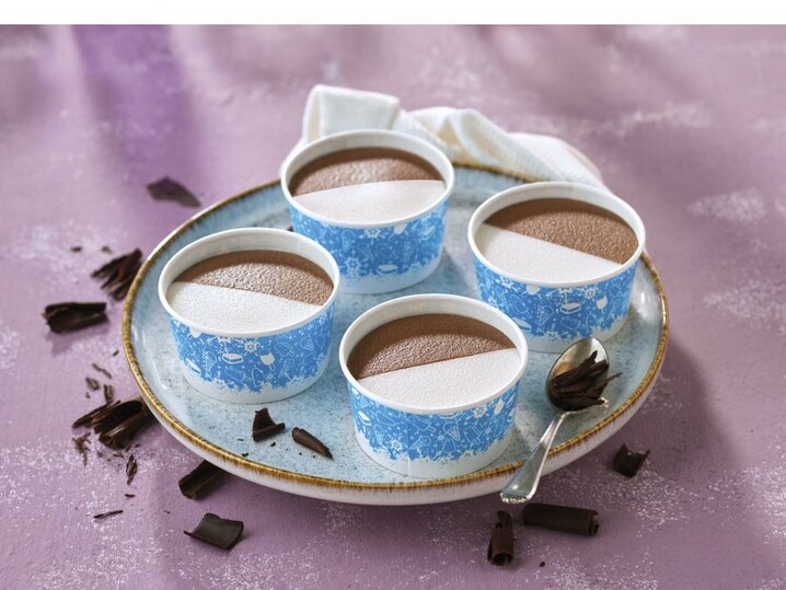 Coppette panna cioccolato