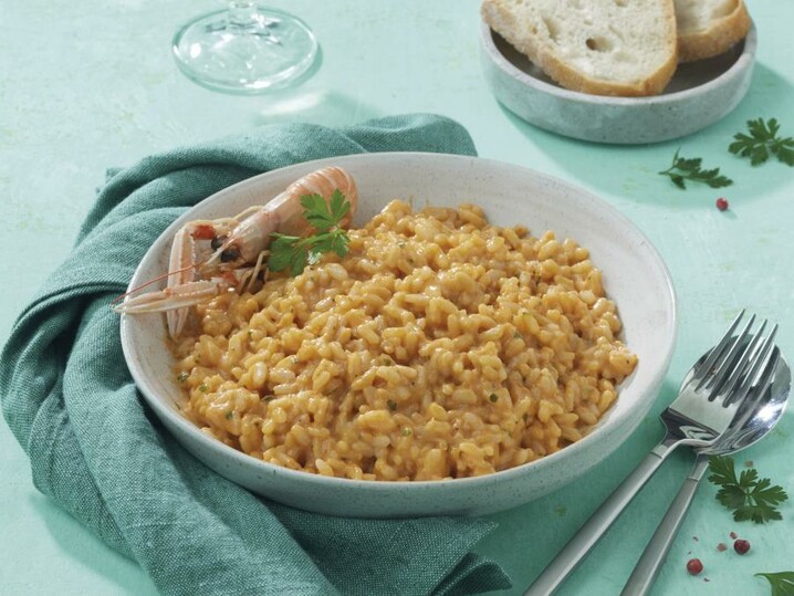 Risotto delizia di scampi