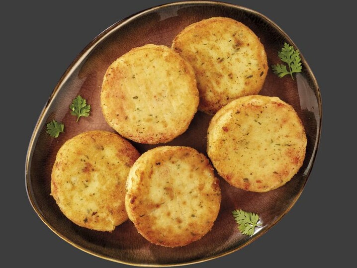 Medaglioni croccanti di patate