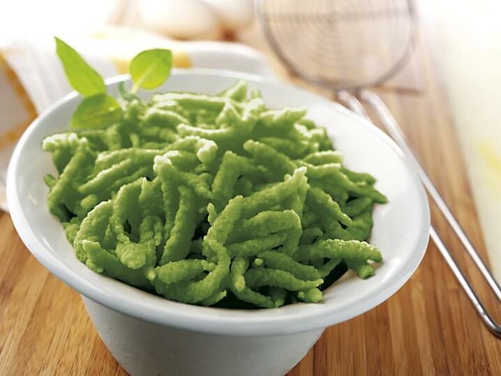 Gnocchetti con spinaci alla tirolese