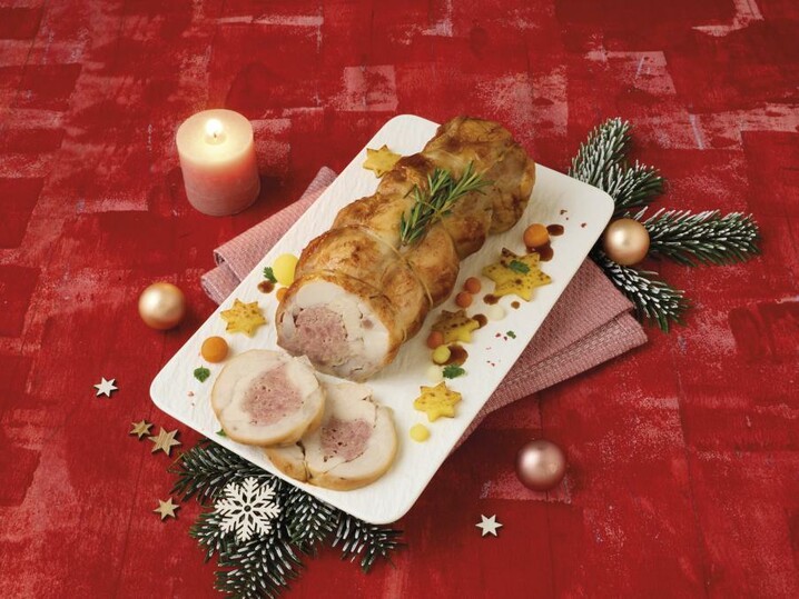 Arrosto di coniglio ripieno