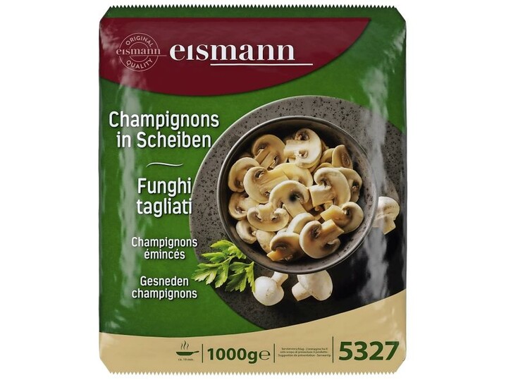Funghi champignon a fette