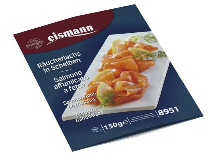 Salmone affumicato a fette